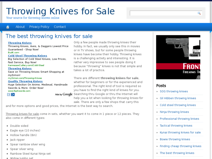 www.throwingknivesforsale.org