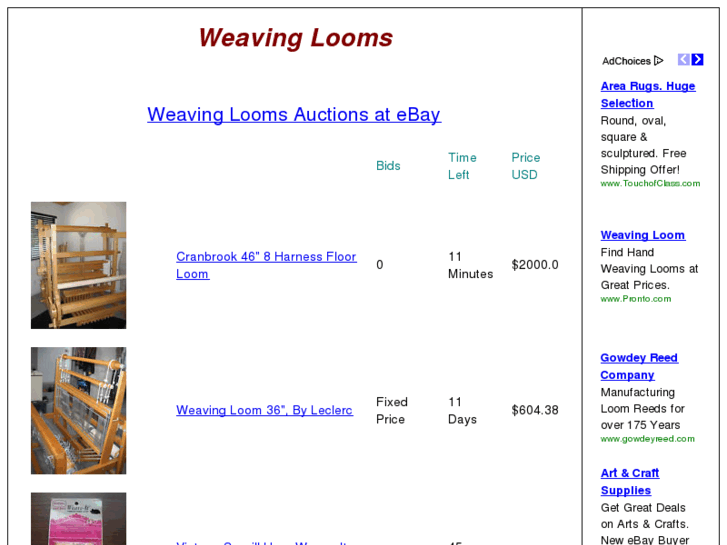 www.weavinglooms.info