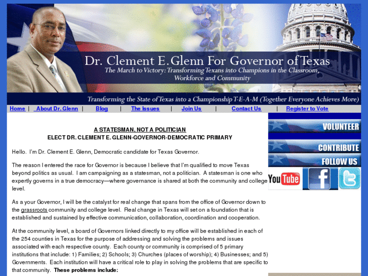 www.clementeglennforgovernor.com