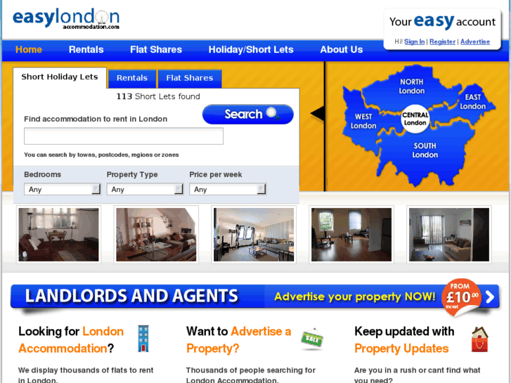 www.easylondonaccommodation.com