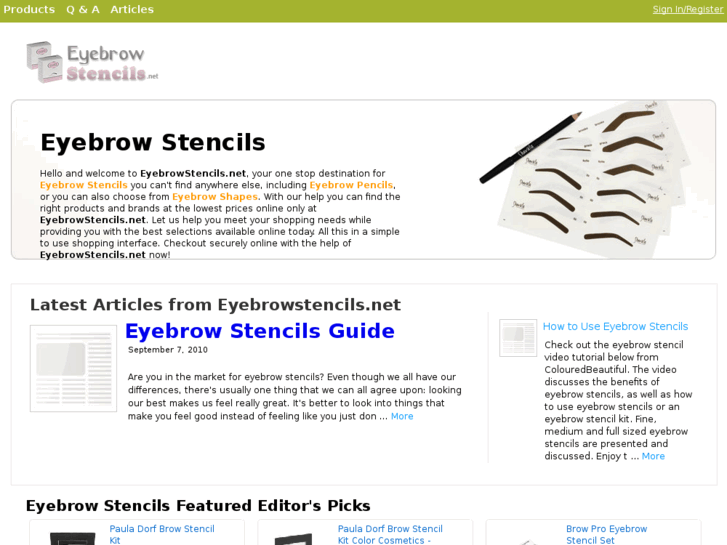 www.eyebrowstencils.net