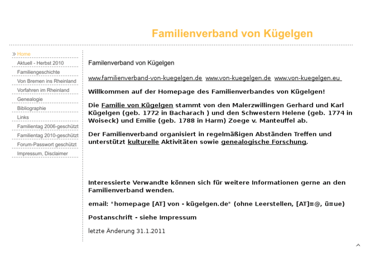 www.von-kuegelgen.de