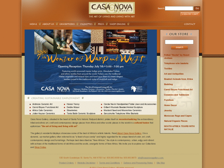 www.casanovagallery.com