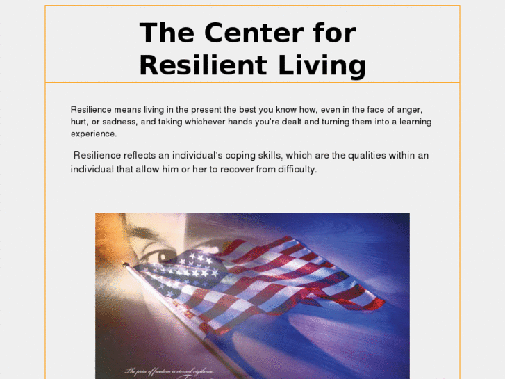 www.centerforresilientliving.org