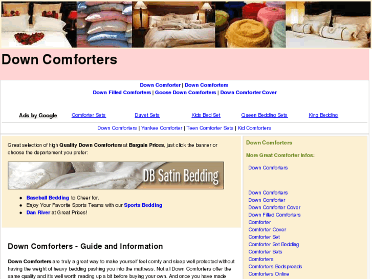 www.comfortersdown.com