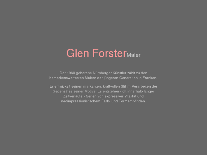 www.glen-forster.com