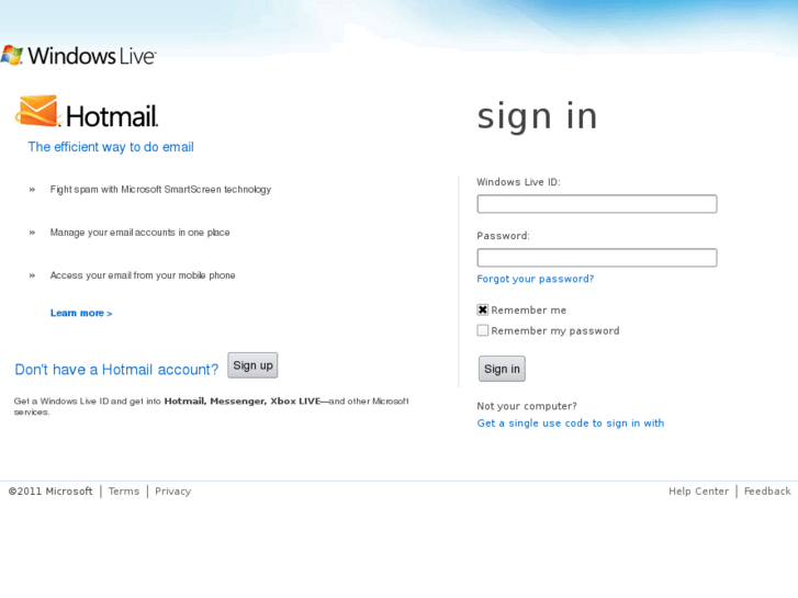 hotmail canada