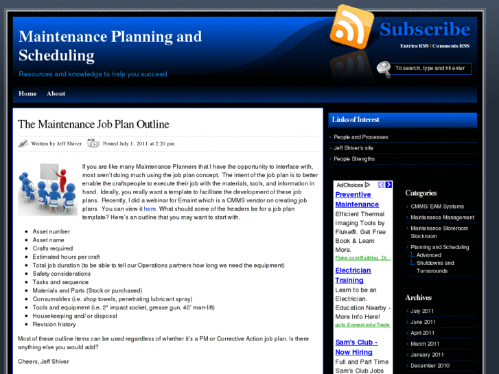 www.maintenanceplanningandscheduling.com