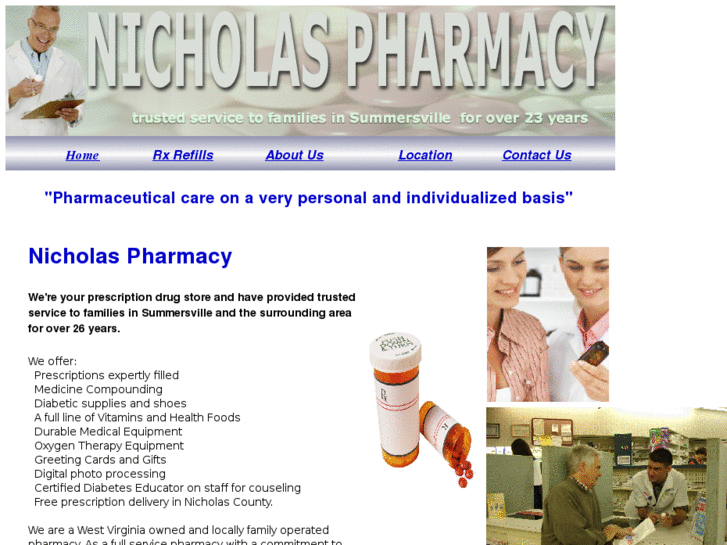 www.nicholaspharmacy.com