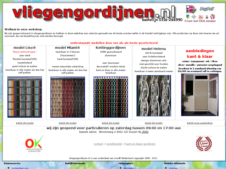 www.vliegengordijnen.nl