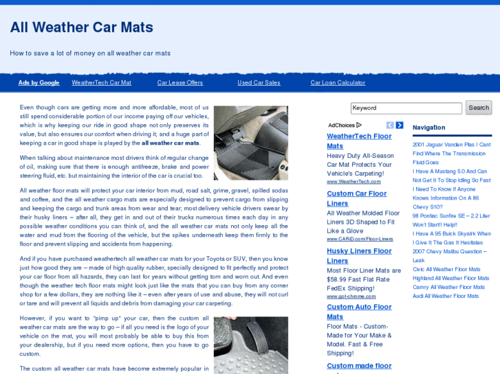 www.allweathercarmats.net