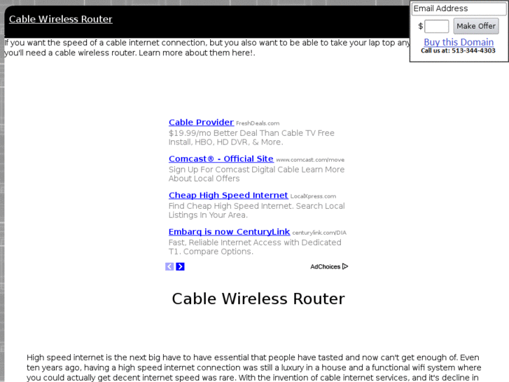 www.cablewirelessrouter.com