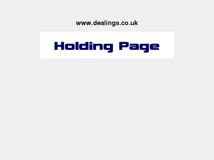 www.dealings.co.uk