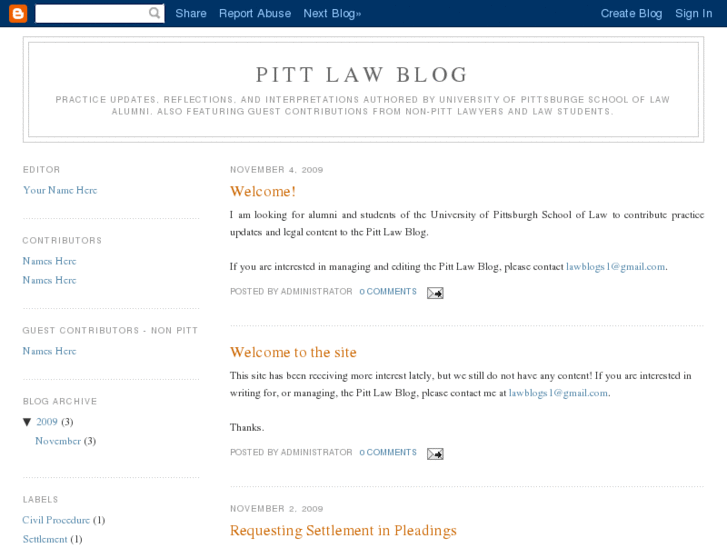 www.pittlawblog.com