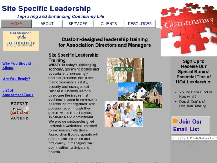 www.sitespecificleadership.com