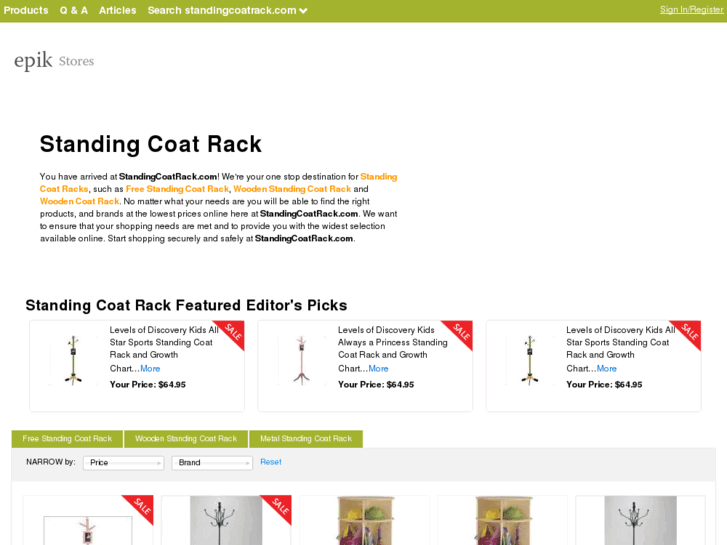 www.standingcoatrack.com