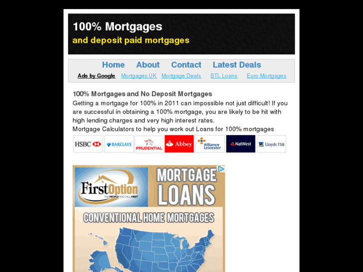 www.100-mortgages.org.uk