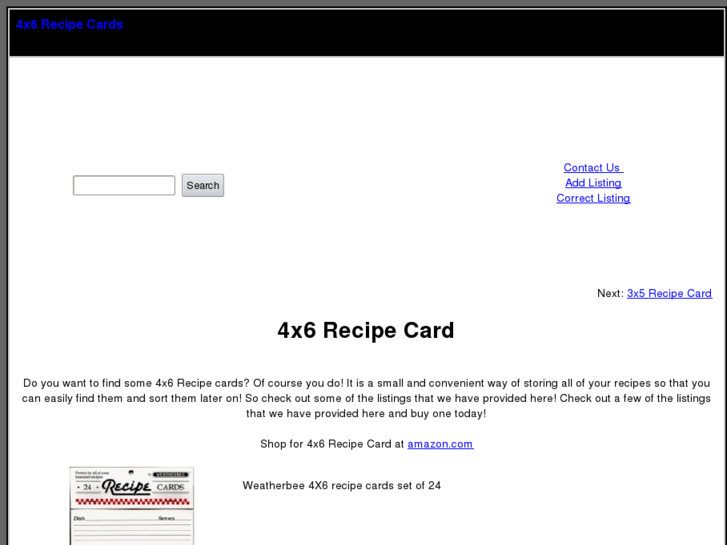 www.4x6recipecards.com