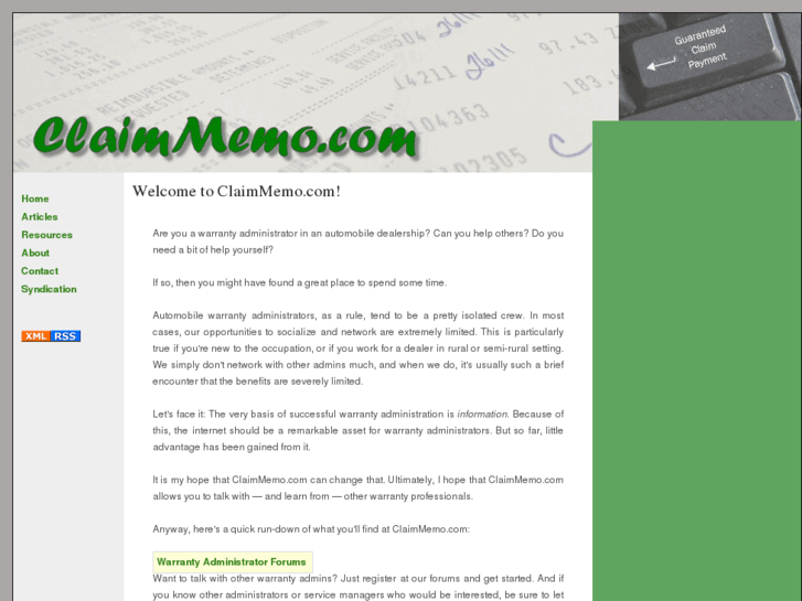 www.claimmemo.com