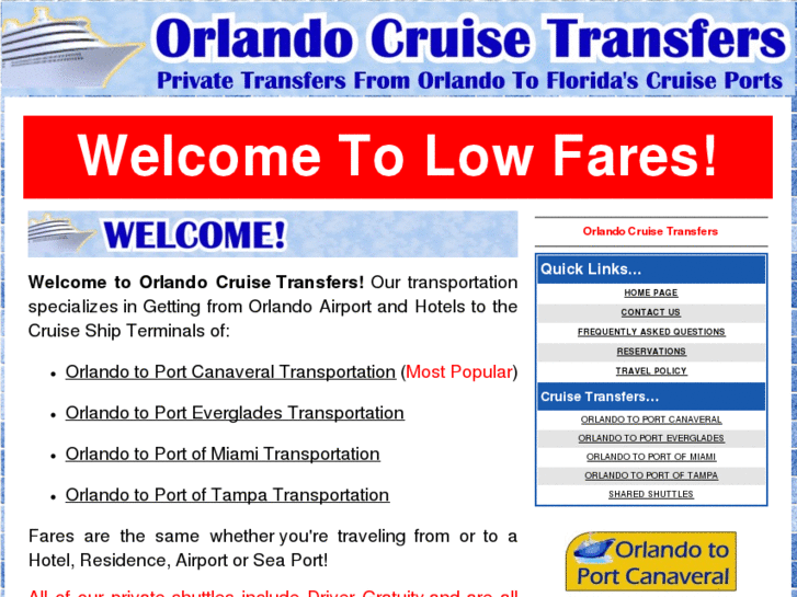 www.orlandocruisetransfers.com