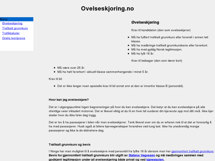 www.ovelseskjoring.com