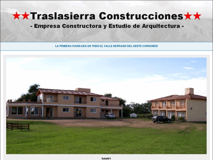 www.traslasierraconstrucciones.com