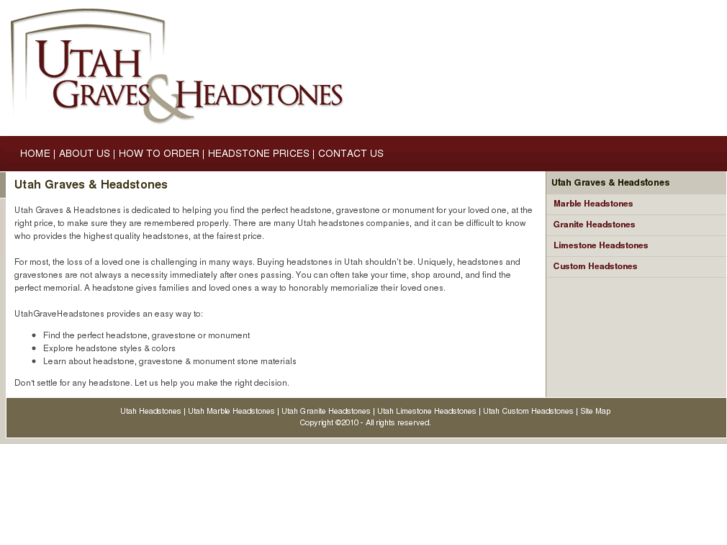 www.utahgraveheadstones.com