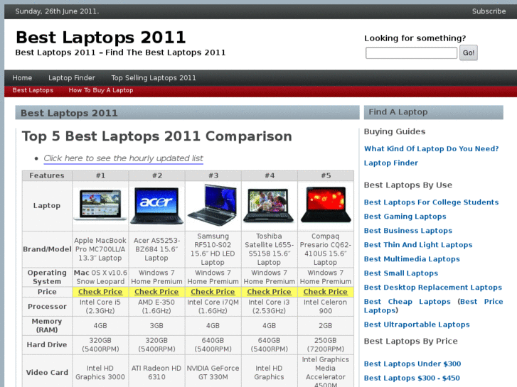 www.bestlaptops-2011.com