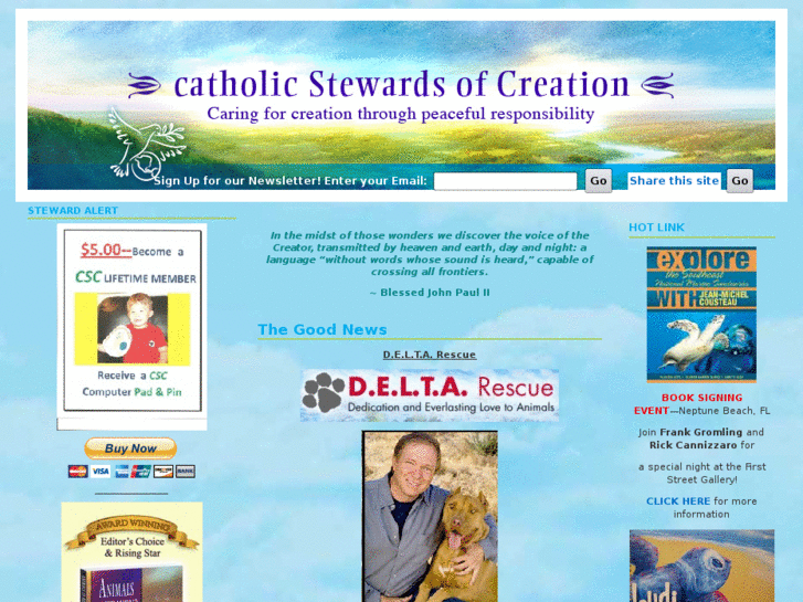 www.catholicstewardofcreation.com