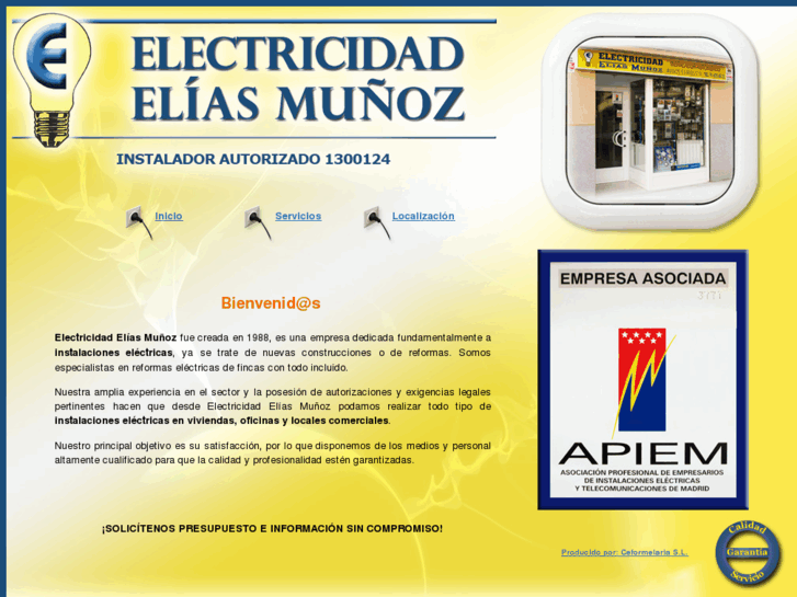 www.electricidadeliasmunoz.es