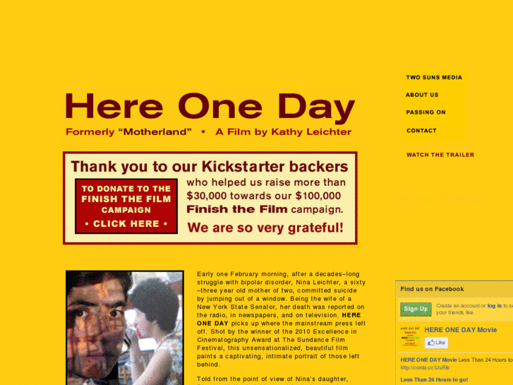 www.hereoneday.com