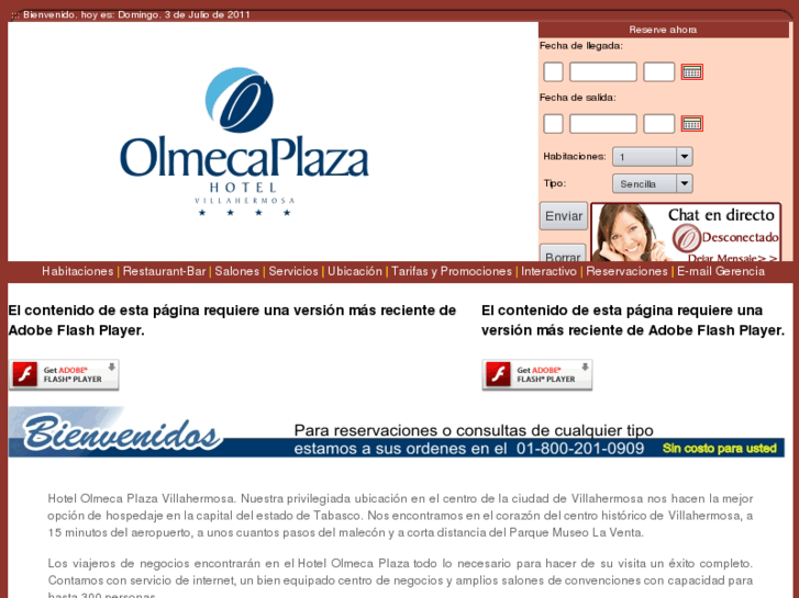 www.hotelolmecaplaza.com