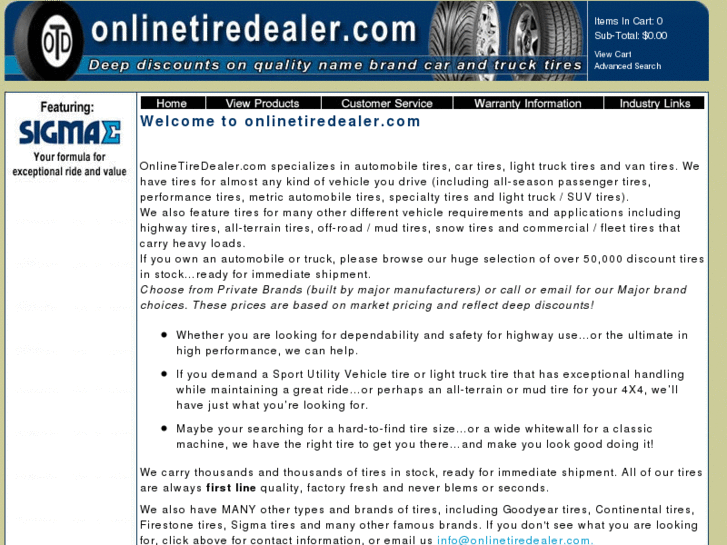 www.onlinetiredealer.com