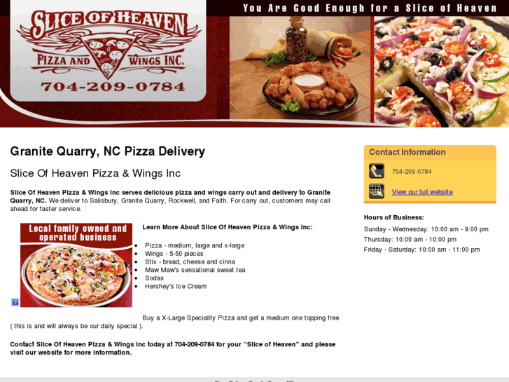 www.sliceofheavenpizza.com