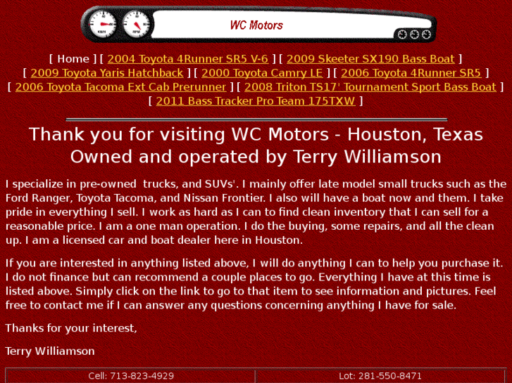 www.wcmotors.biz