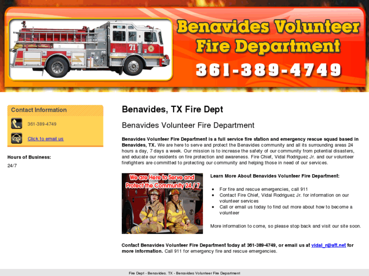 www.benavidesfiredept.com