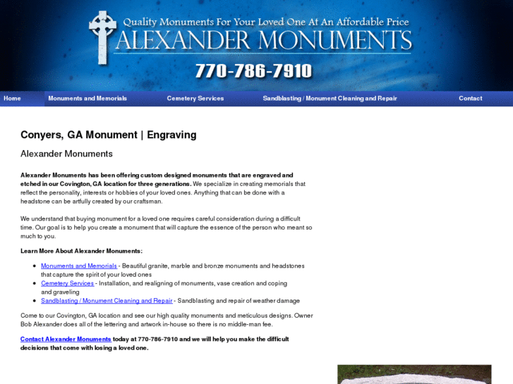 www.alexandermonuments.net