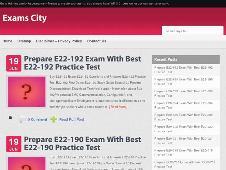 www.examscity.net