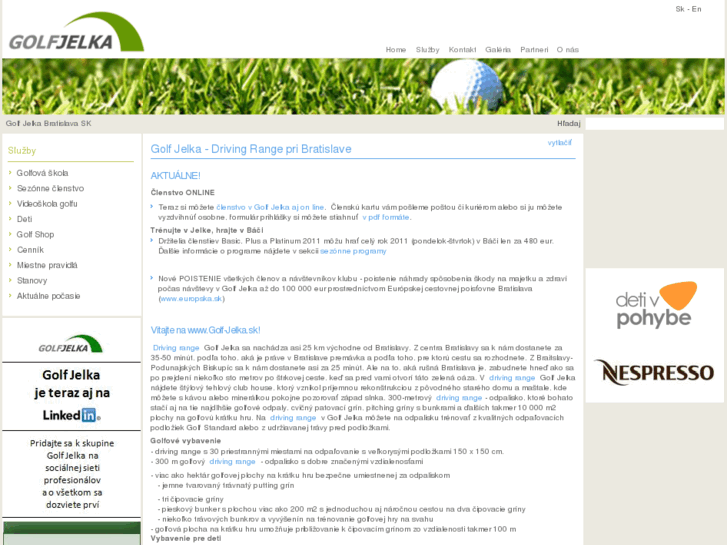 www.golf-jelka.sk