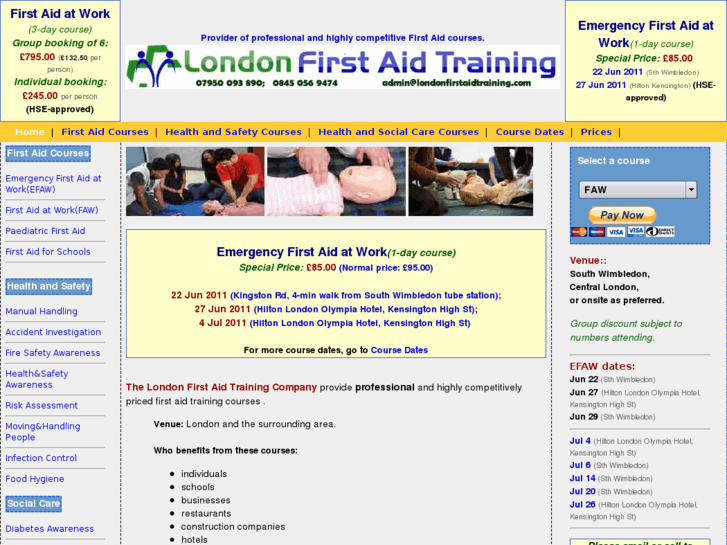 www.londonfirstaidtraining.com