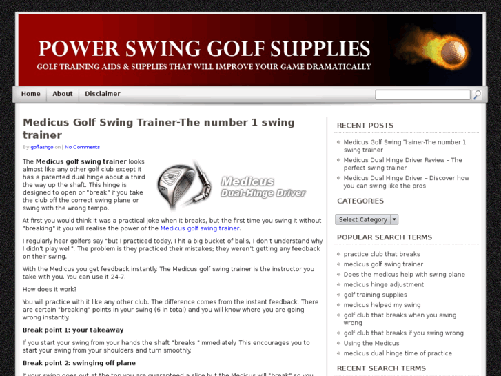 www.powerswinggolfsupplies.com