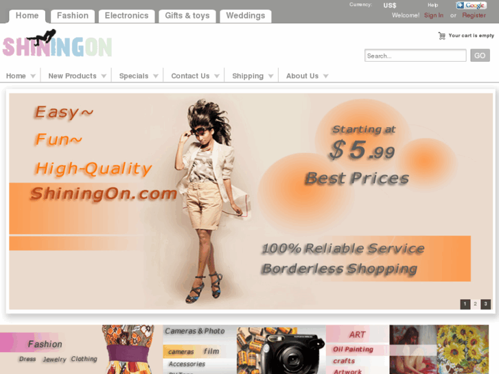 www.shiningon.com