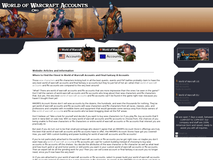 www.worldofwarcraftaccount.org