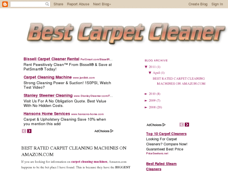 www.bestcarpetcleaningmachines.net