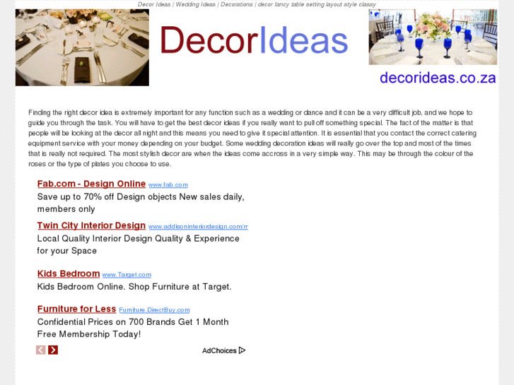 www.decorideas.co.za