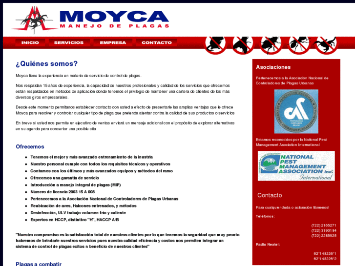 www.moycacontroldeplagas.com