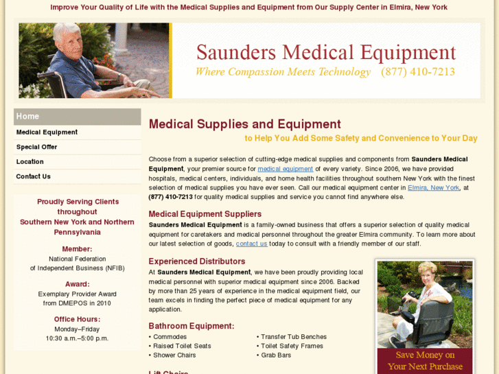 www.saundersmedicalequipment.com