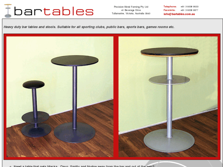 www.bartables.com.au