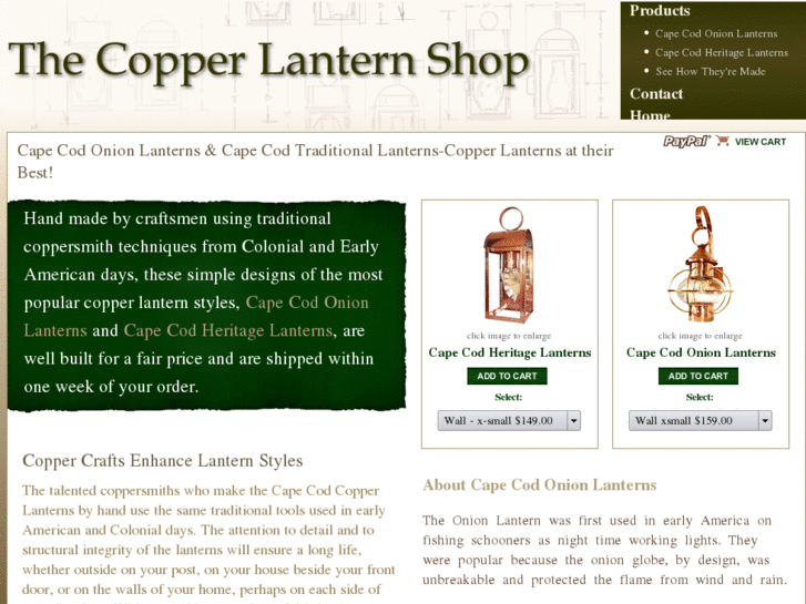 www.capecodcopperlanterns.com