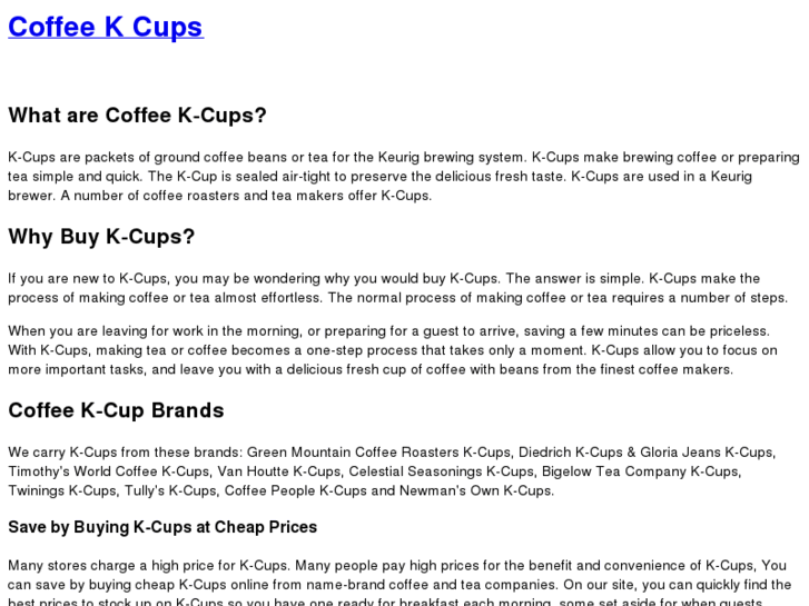 www.coffeekcups.net